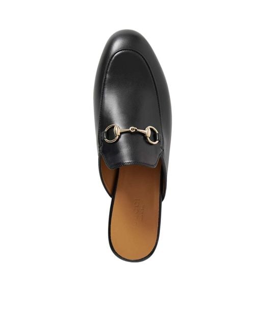 Gucci Black Princetown Slippers