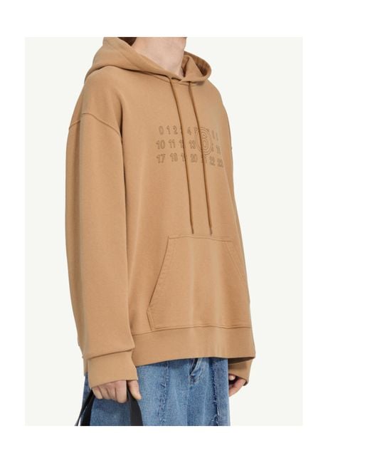 MM6 by Maison Margiela Natural Numeric Sweatshirt for men