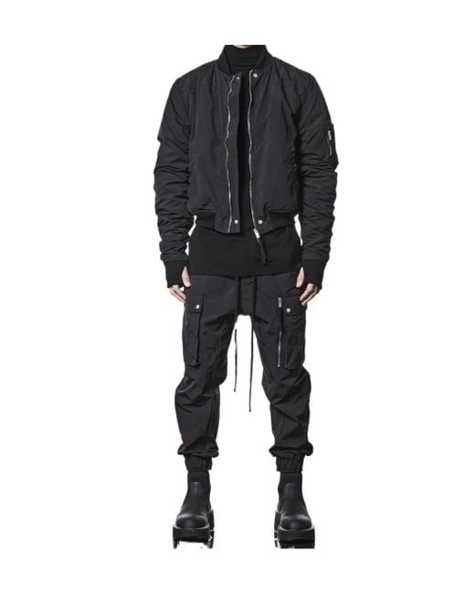 Thom Krom Black Mj75 Oversized Bomber Jacket for men