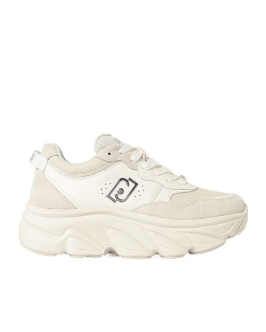 Liu Jo White 60Mm Steffy 01 Logo Sneakers