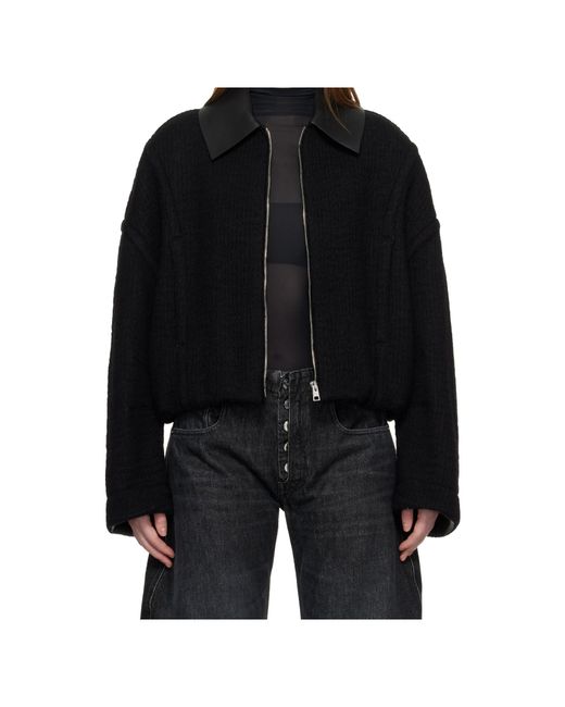 Jean Paul Gaultier Black Zippered Long-Sleeved Casual Jacket for men