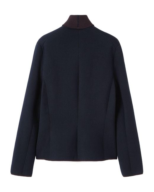 Loro Piana Blue Wool Blend Casual Jacket