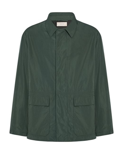 The Row Green Long-Sleeved Casual Jacket for men