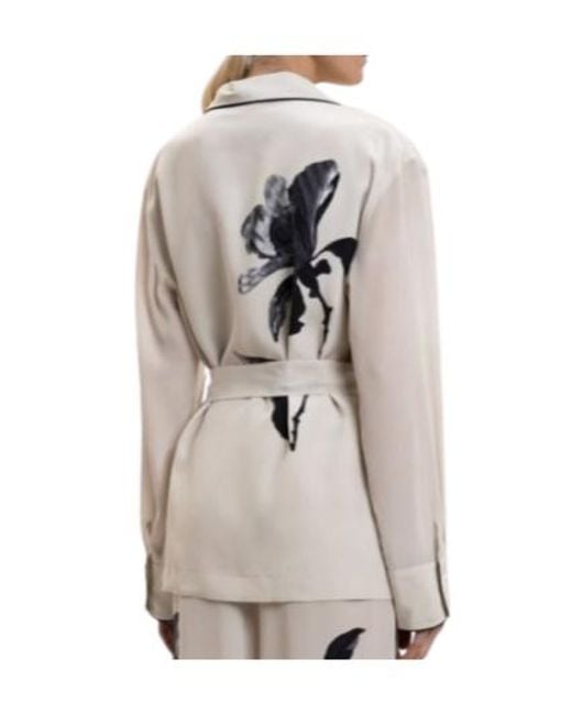 Ermanno Scervino White Long Sleeve Jacket