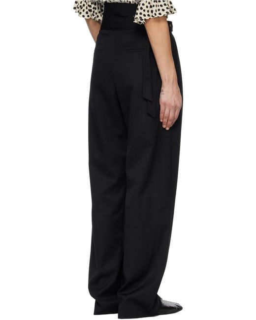 Chloé Black Chlo High-Waisted Tailored Trousers