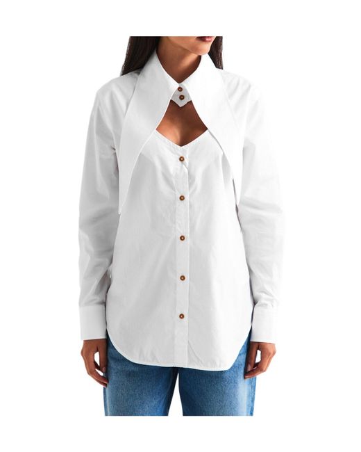 Vivienne Westwood White Button-Front Shirt