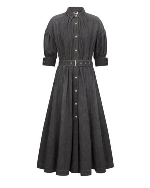 Dior Black Flared Mid-Length Dress