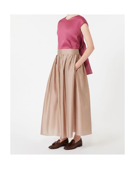 Max Mara Pink V-Neck Top
