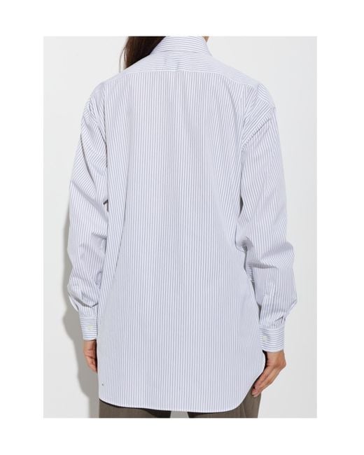 Moschino Blue Shirt With Pockets