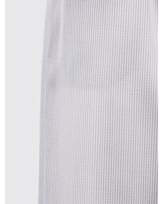 Emporio Armani Gray Elasticated Drawstring Waistband Trousers