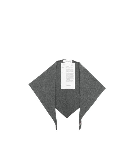 Extreme Cashmere Gray N35 Triangular Scarf for men