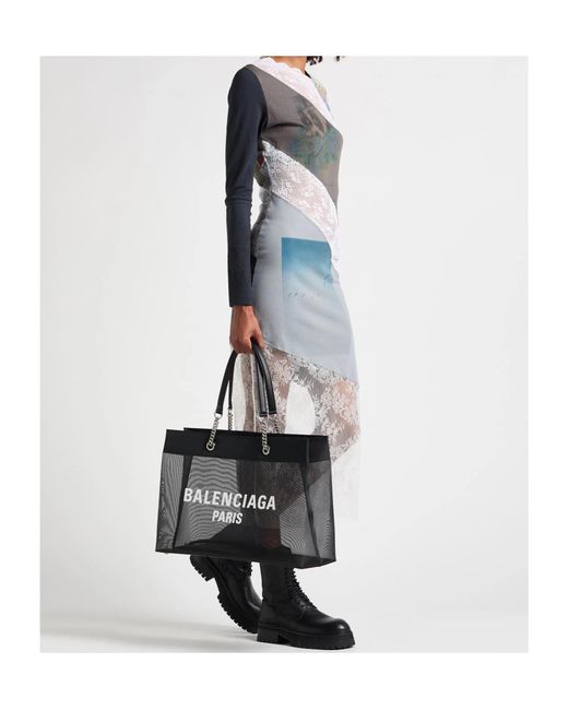 Balenciaga Black Logo Handbag