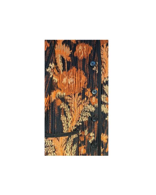 Etro Brown Long-Sleeved Coat