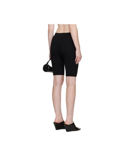 Fear Of God Black Ribbed Knitted Shorts
