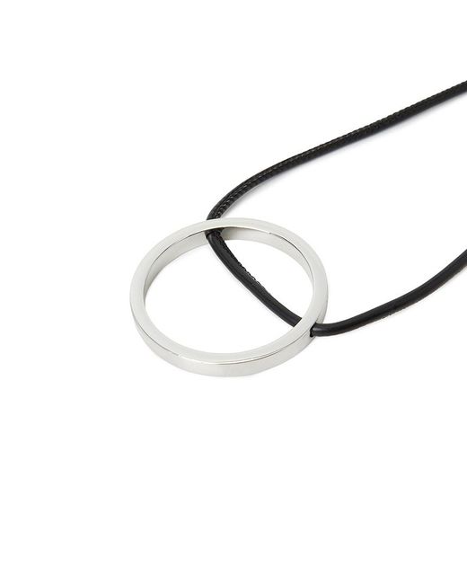 Max Mara Metallic Pendant Necklace