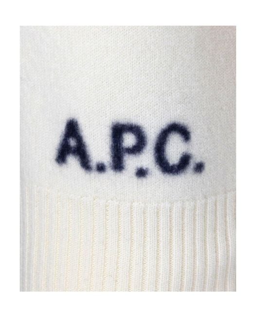 A.P.C. Gray Walter Roll-Neck Jumper for men