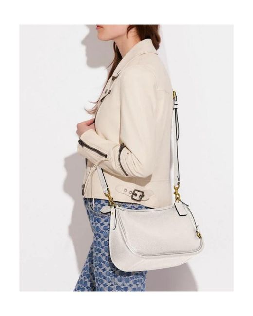 COACH Natural Logo Strap Satchel