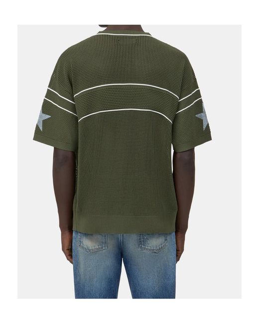 Amiri Green Sport Jersey T-Shirt for men