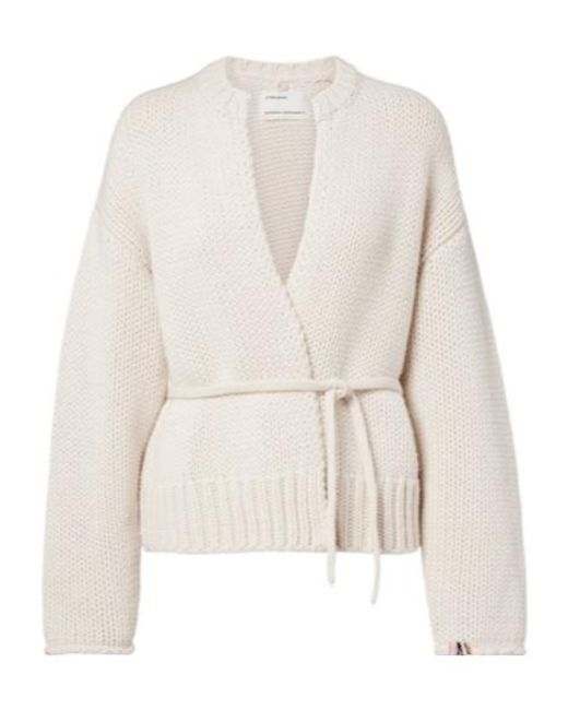 Extreme Cashmere Natural Wrap Cardigan