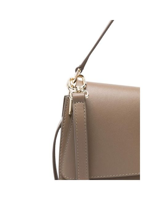 Furla Natural Buckle-Detail Shoulder Bag