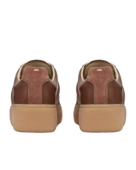 Maison Margiela Brown Replica Wedge Sneakers