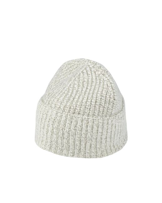 Brunello Cucinelli White Solid Color Hats