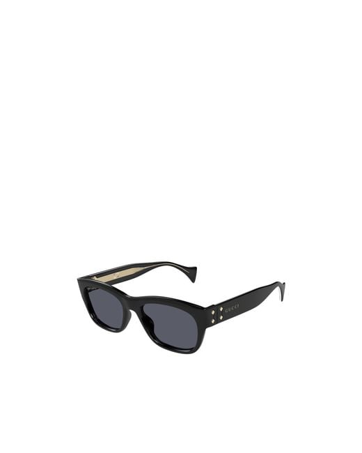 Gucci Black Eyewear Rectangle Frame Sunglasses for men
