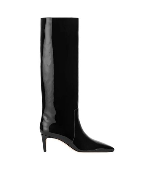 Paris Texas Black 60Mm Pointed-Toe Knee-High Boots