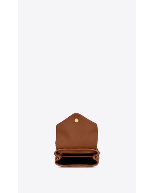 Saint Laurent White Loulou Toy Shoulder Bag