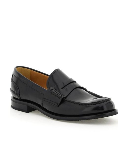 Church's Black Pembrey W5 Polished Loafers
