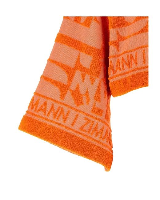 Zimmermann Orange Solstice Towelling Top