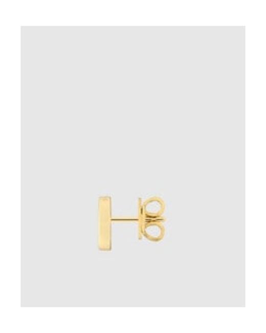 Gucci Metallic Interlocking 18K Stud Earrings