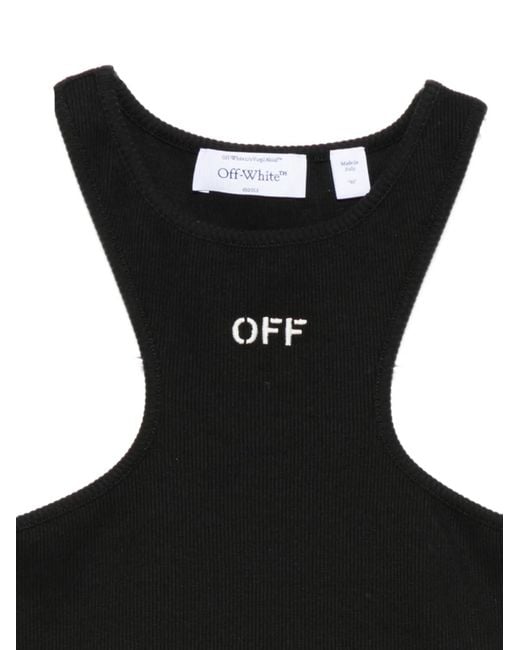 Off-White c/o Virgil Abloh Black Crew-Neck Tank Top