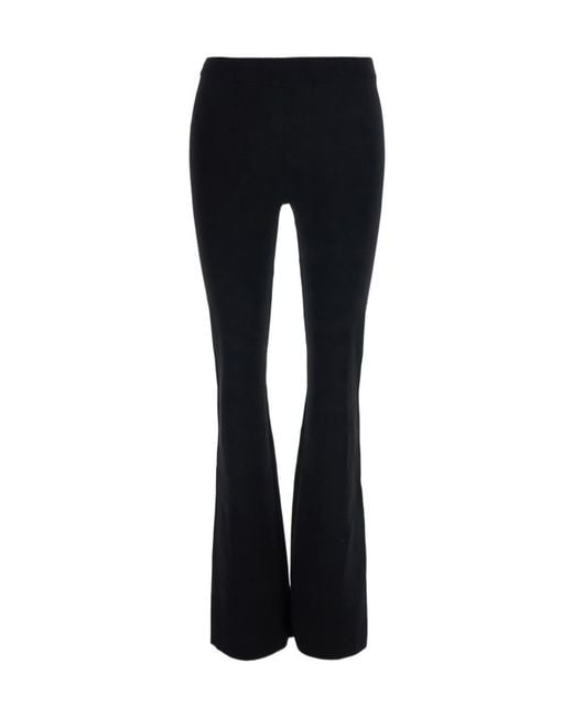 Pinko Black Elastic-Waist Casual Trousers