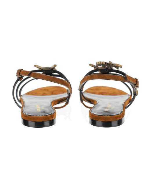 Saint Laurent Multicolor Cassandra Sandals