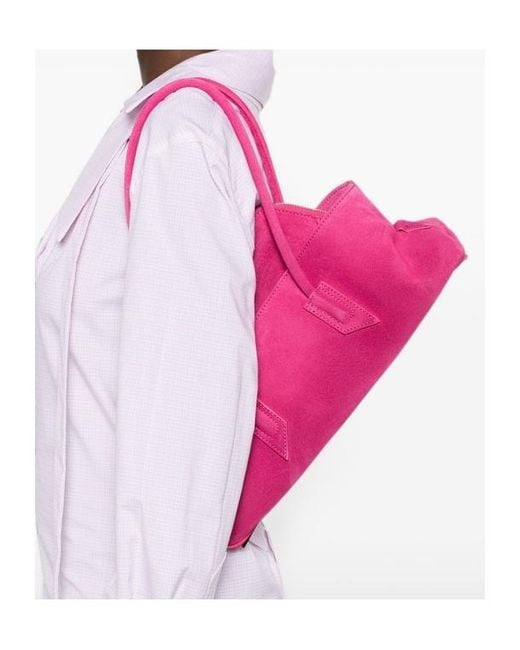 The Attico Pink Zippered Handbag