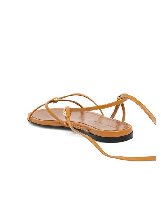 Proenza Schouler Brown Leather Sandals