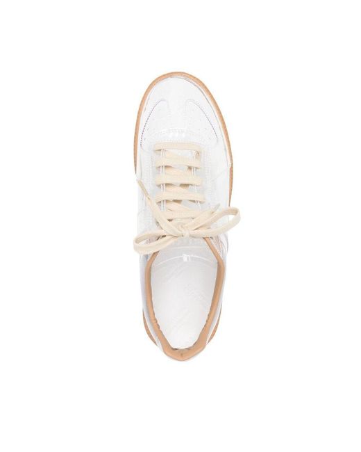 Maison Margiela White Replica Transparent Sneakers