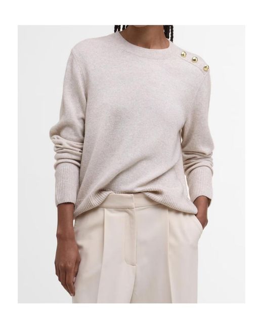 Barbour Natural Eleanor Crew Neck Jumper