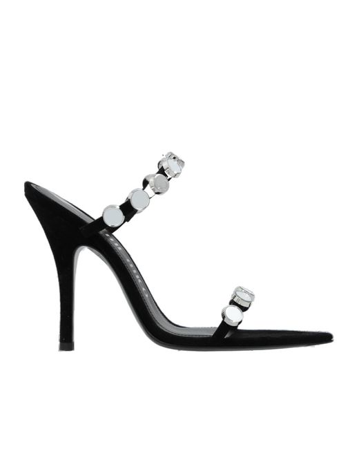 The Attico Black The Venus Sandals