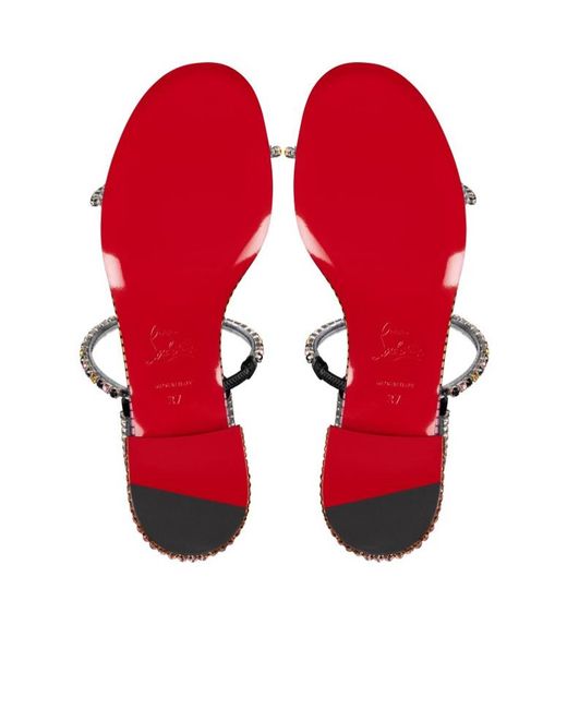 Christian Louboutin Pink Queenie Flat Sandals