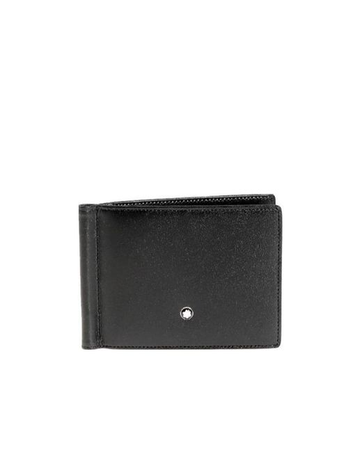Montblanc Black Double-Fold Wallet for men