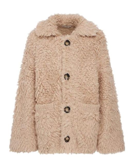 Acne Natural Alpaca Blend Knit Jacket