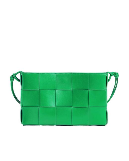 Bottega Veneta Green Cassette Handbag