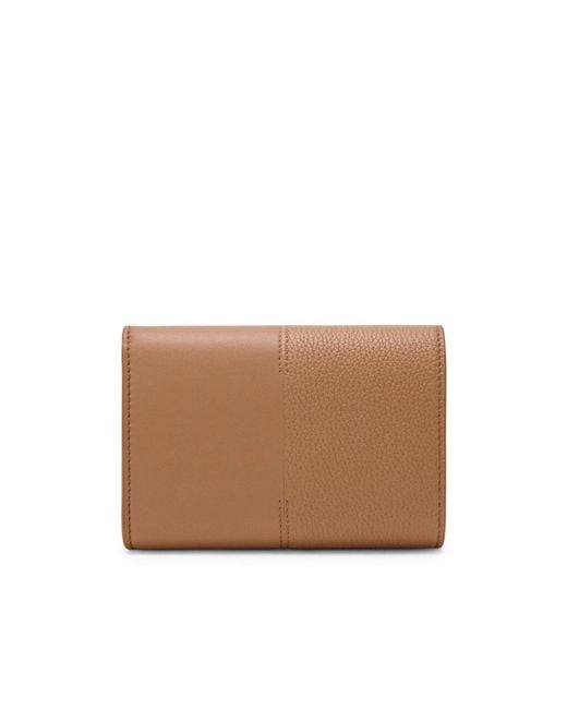 Loewe Brown Small Logo Wallet