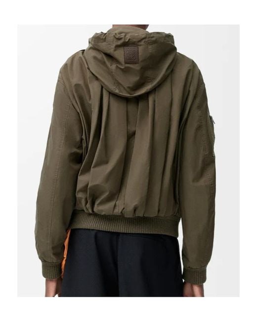 Loewe Brown Hooded Jacket