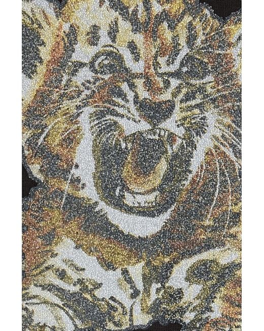Ganni Black Tiger Caviar Graphic T-Shirt