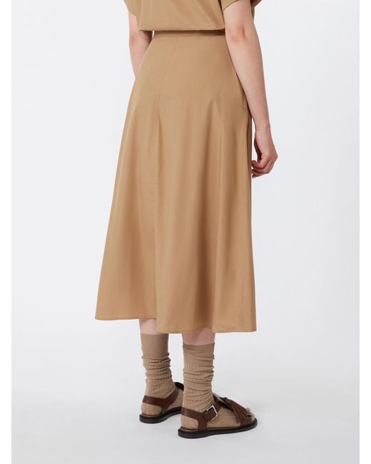 Weekend by Maxmara Natural Wkdzattera Flared Midi Skirt