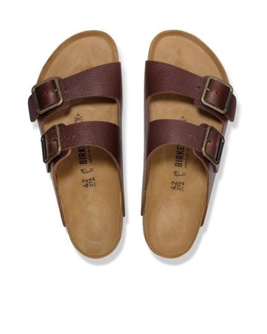 Birkenstock Brown Arizona Wb Buckled Sandals for men