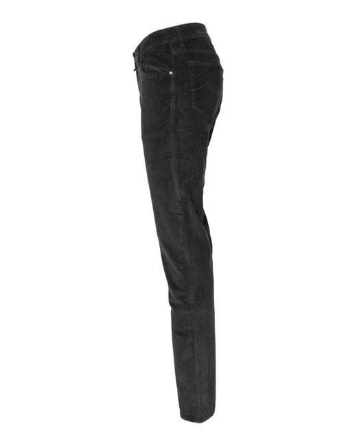 Jacob Cohen Black Belt-Loop Jeans for men